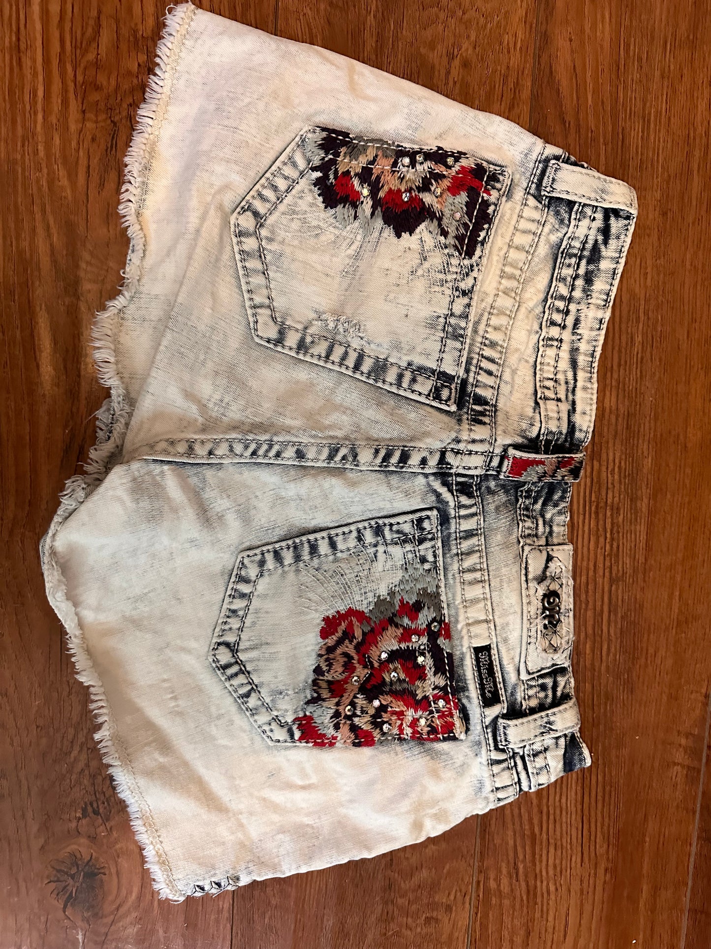 Miss me faded shorts