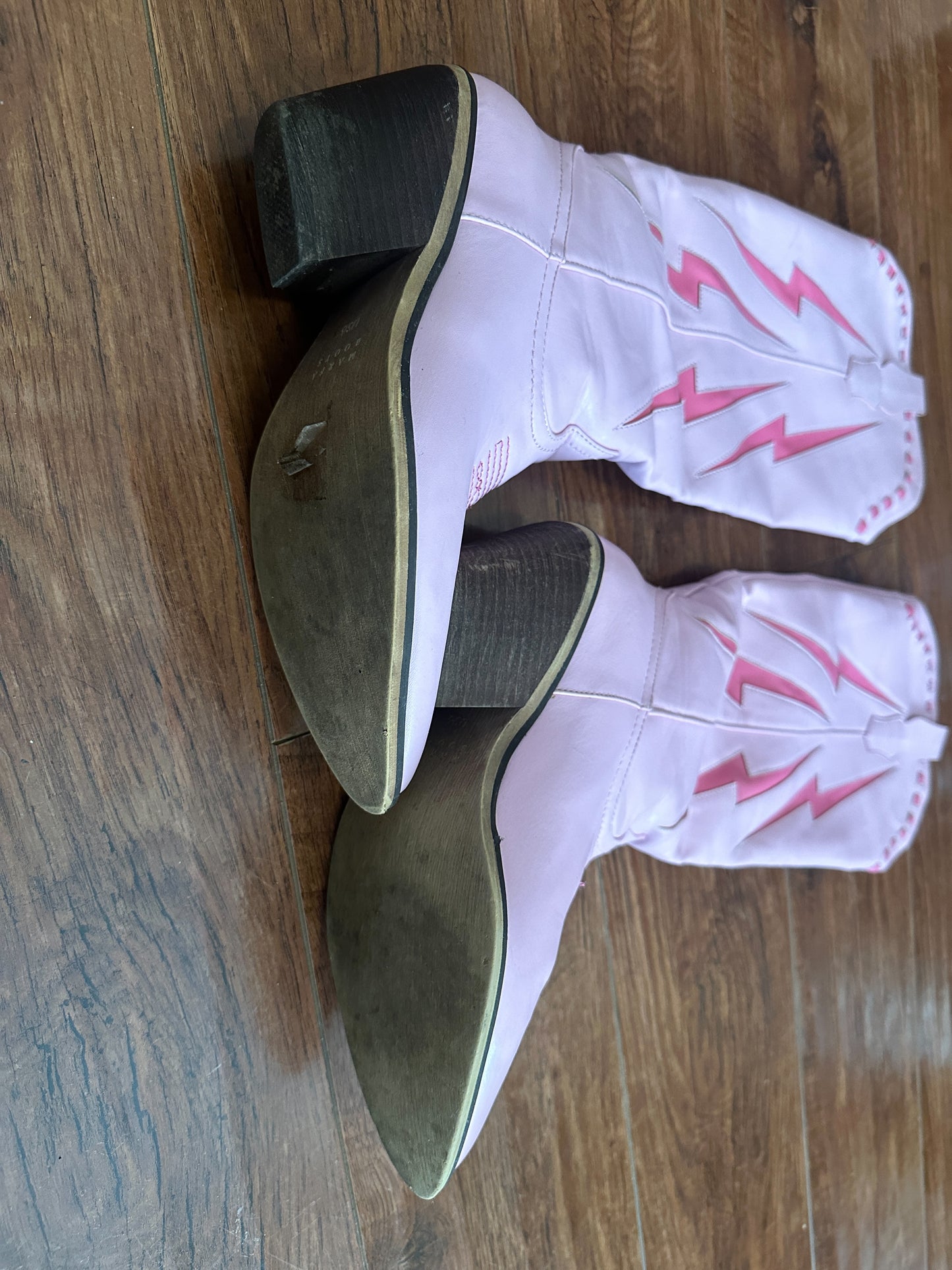Pink marfa boots size 6