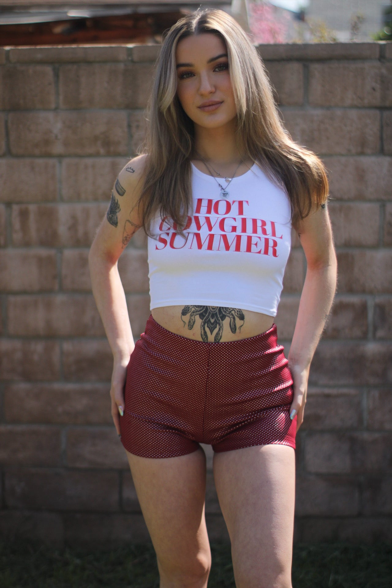 Hot cowgirl Summer Crop Tank