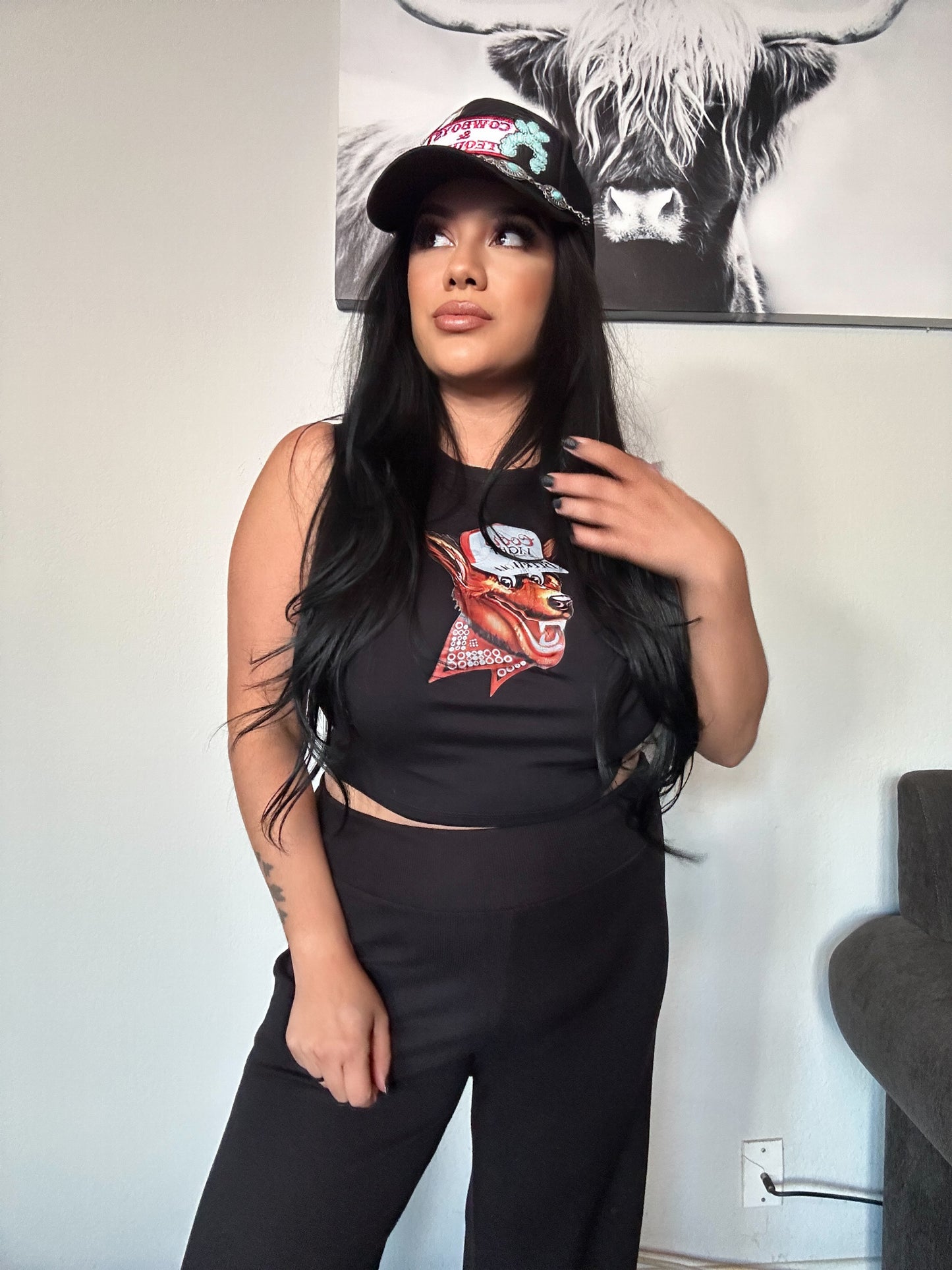 Wild Wolf Crop Top