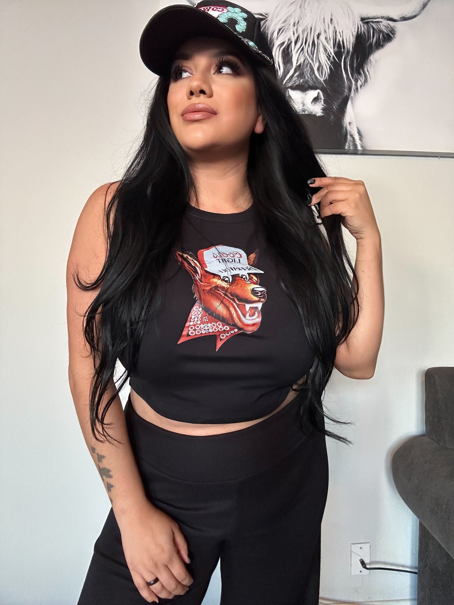 Wild Wolf Crop Top