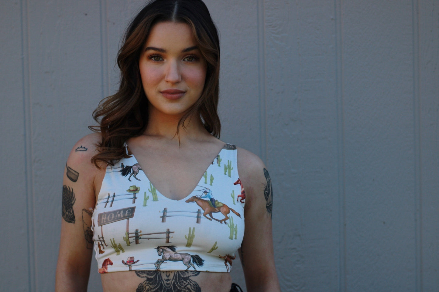 Western Summer Crop Top