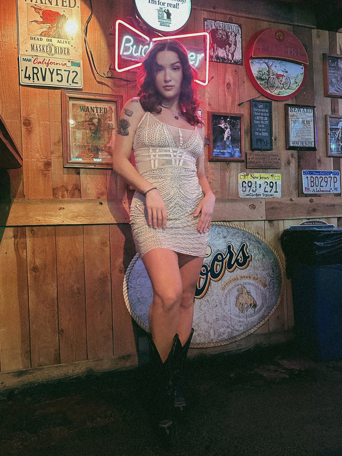 Kaitlyn Rhinestone Dress