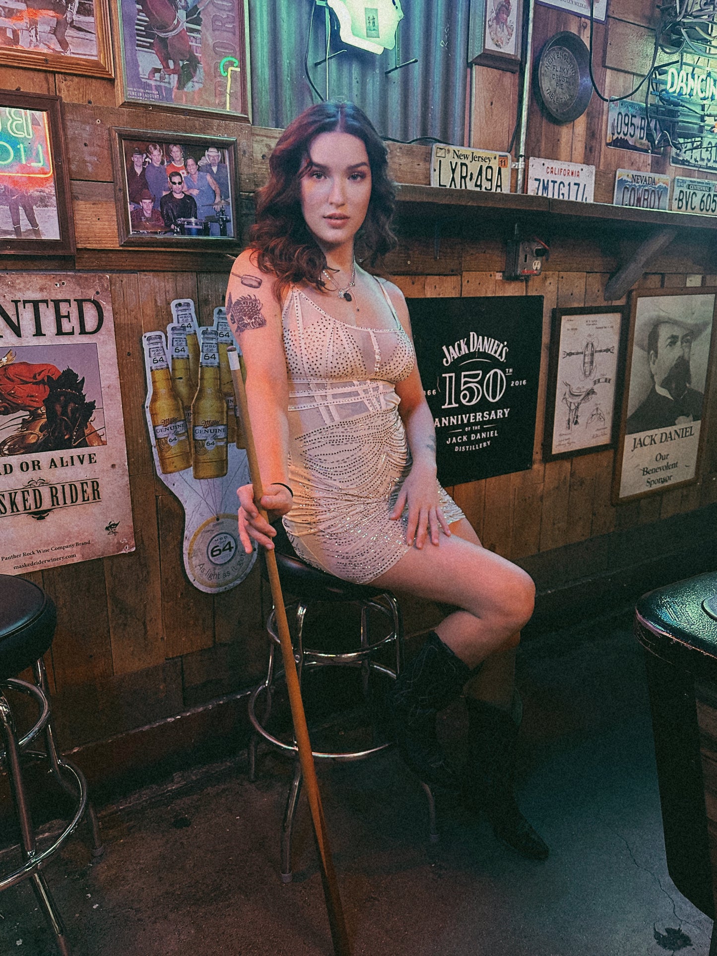 Kaitlyn Rhinestone Dress
