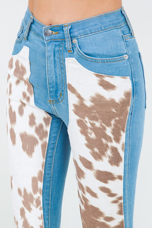 Rodeo Bell Bottom Jean in Light Denim