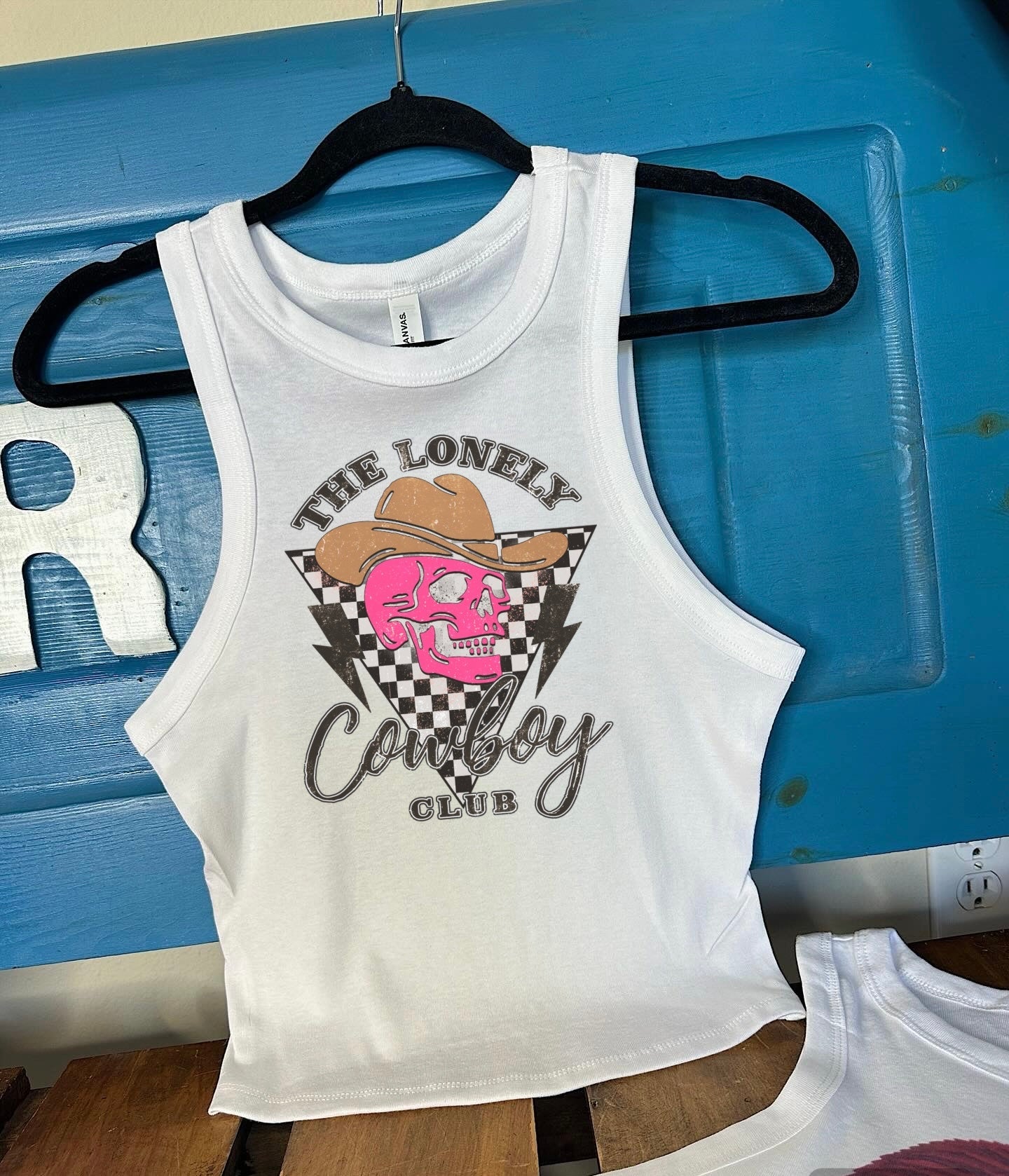 Lonely Cowboy Cropped Tank