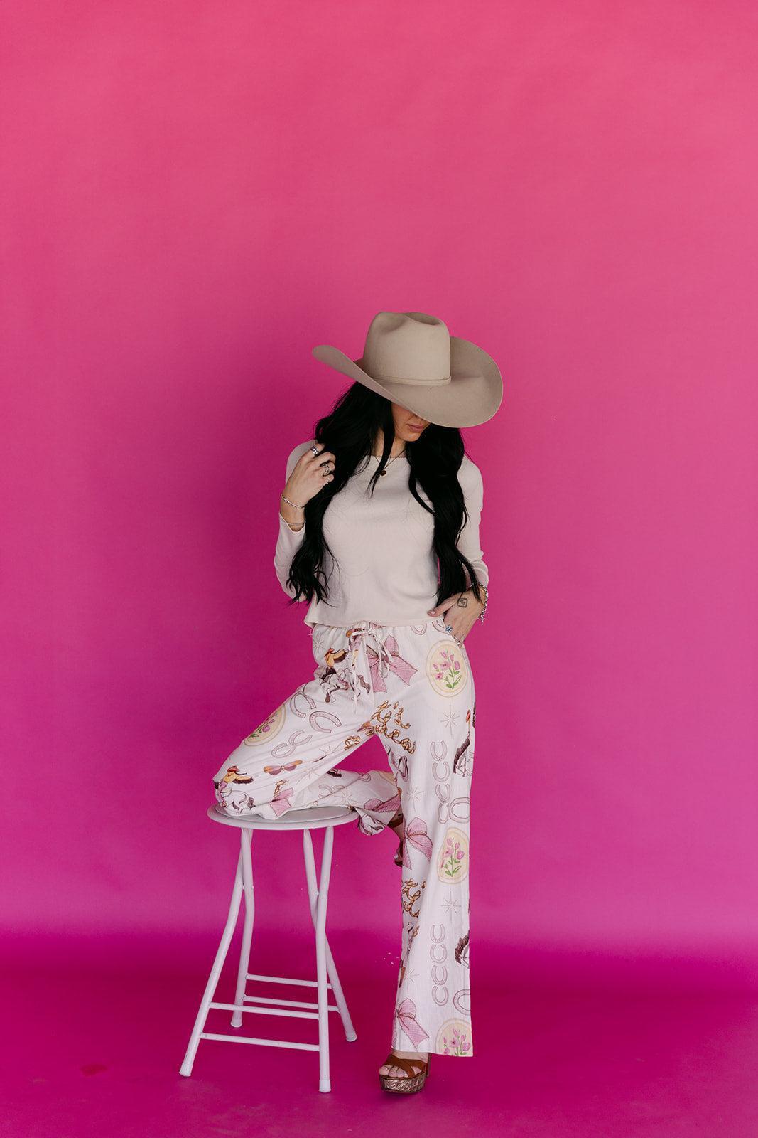 The Dottie Western Linen Pant